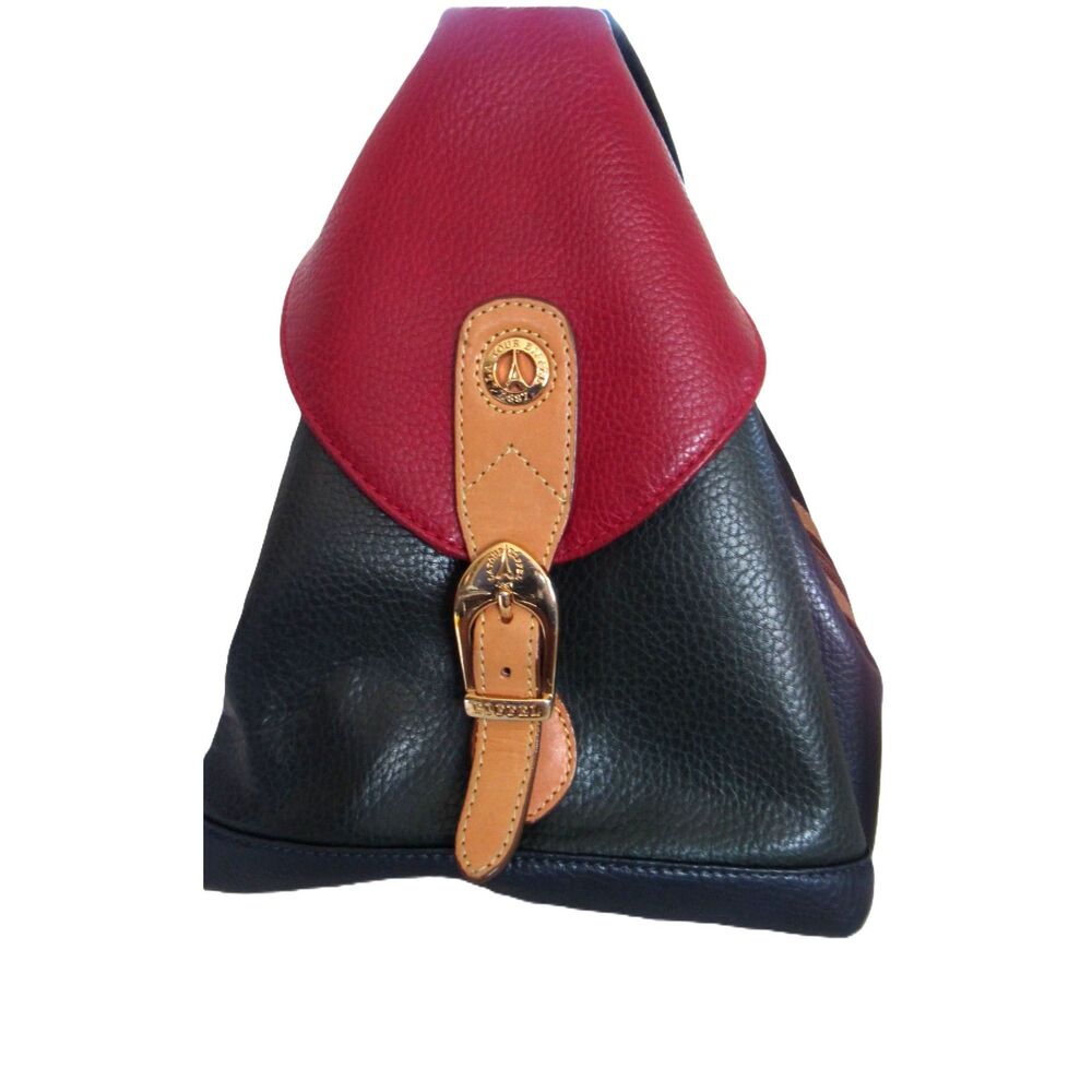 Backpack La Tour Eiffel Colorblock convertible sling bag blue green red golden